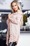 Ladies britney pink cardigan