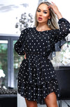 Ladies black caprice dress