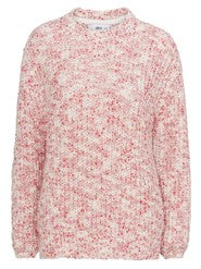 Ladies pink glitter threaded jumper