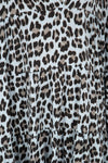 Leopard Print Smock Dress - Khaki