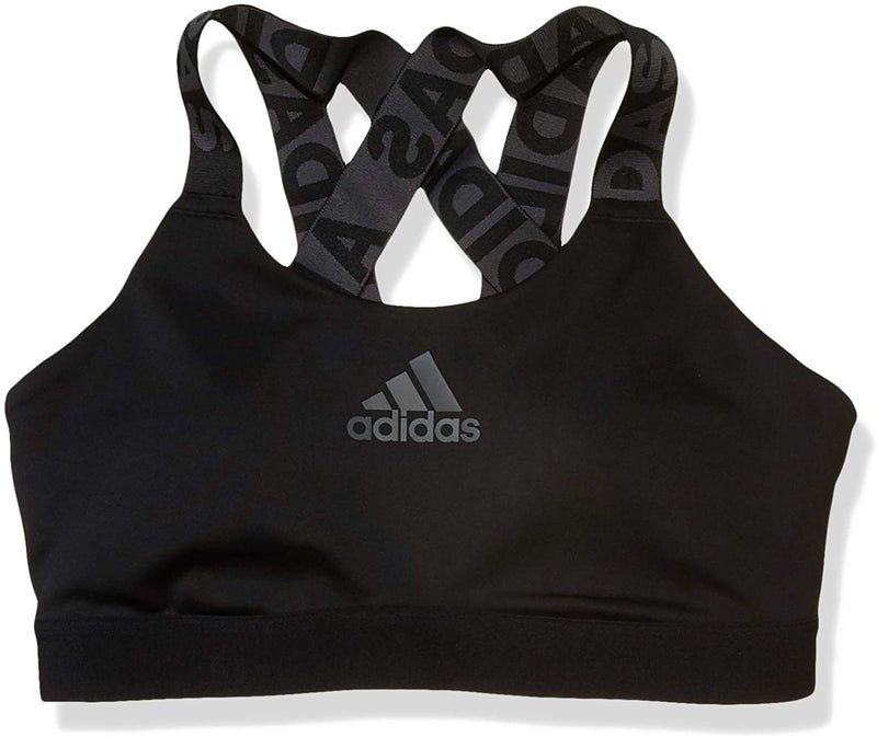 Ladies Adidas Black Don't Rest Sports Bra