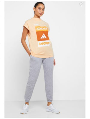 Ladies Adidas Peach TP Graph Tee T shirt